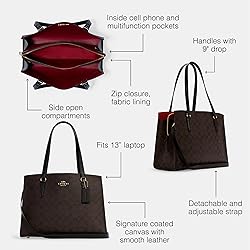 COACH Tatum Carryall, Brown Black