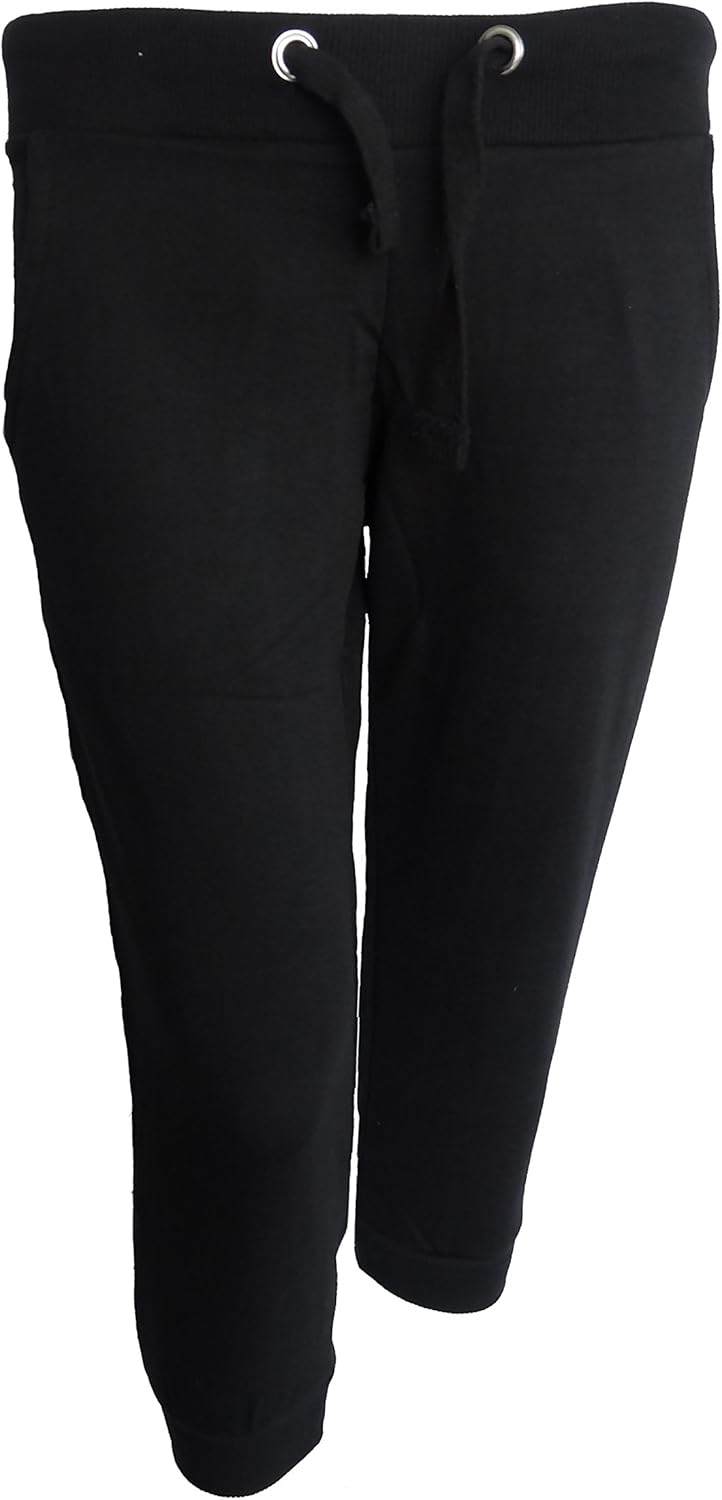Get The Trend Womens 3/4 Cropped Jogging Bottoms Ladies Running Fitness