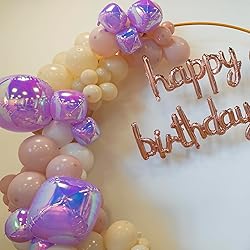 Iridescent Balloons - Purple Foil Balloons for