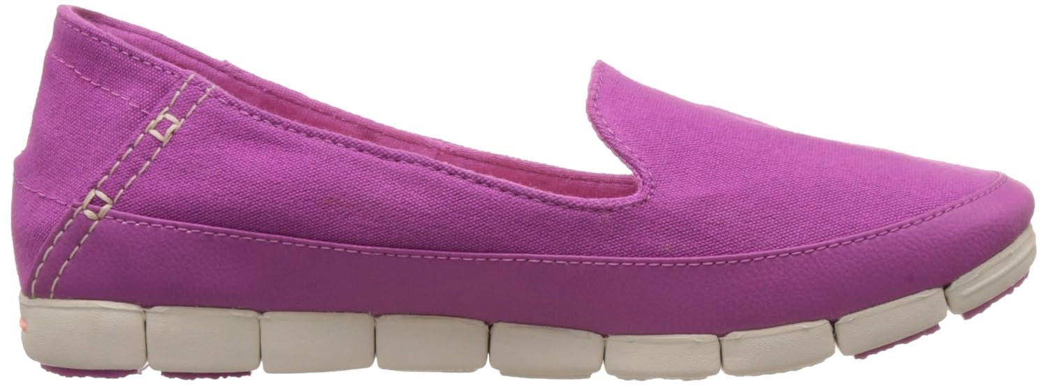 crocs women's stretch sole skimmer w canvas loafers and mocassins