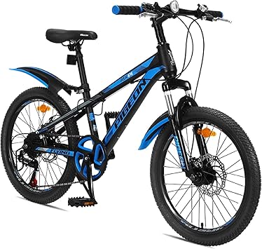 Amazon Wlt 子ども用自転車 インチの子供用自転車 9 14歳の男の子と女の子に適した 調整可能なジェットコースターブレーキ Color Blue Wlt 子ども用自転車
