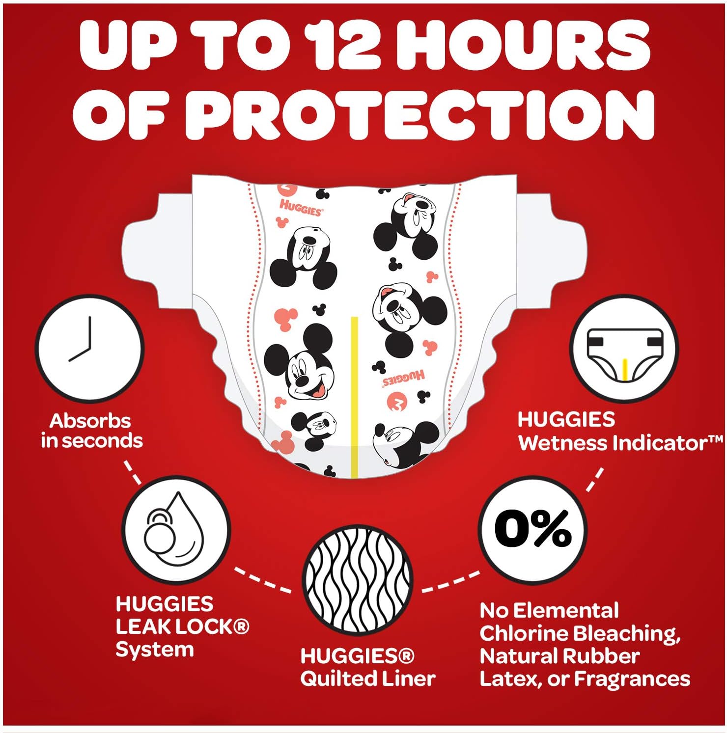 huggies snug & dry size 6 diapers 66 ct box