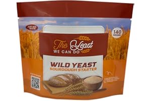 THE YEAST WE CAN DO Wild Yeast Sourdough Starter Cultures | Make Incredible Homemade Artisan Pizza and Bread | Just Add Water | 00 Soft Wheat Flour Included to Start Feeding Your Sourdough Starter | Easy to Follow Recipe
