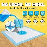 Bazaar 60x60cm Large Puppy Pads 600 Count | Highly Absorbent Leak-Proof view 4