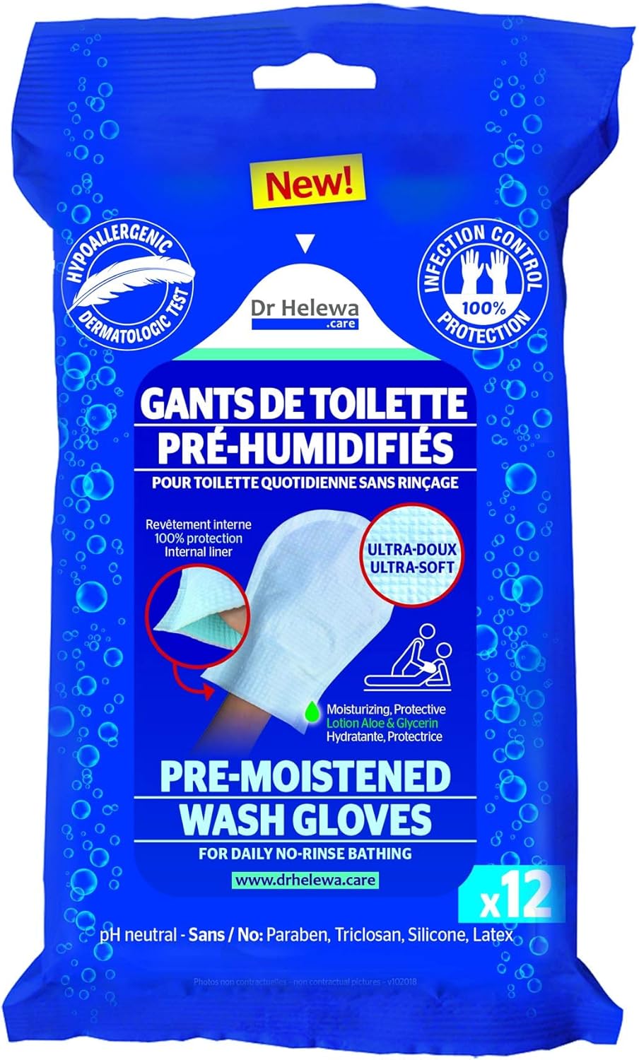 salviette per adulti per l'incontinenza da risciacquare