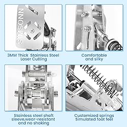 SIMSONN NEW PRO Pedals Sim Racing Pedals PC Racing