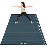 Feetlu Foldable Wide & Large Yoga Mat – Cushioned, Compact & Easy to Store | 6mm & 8mm Thick | For Home, Gym, Travel, Yoga, Pilates & Floor Exercises