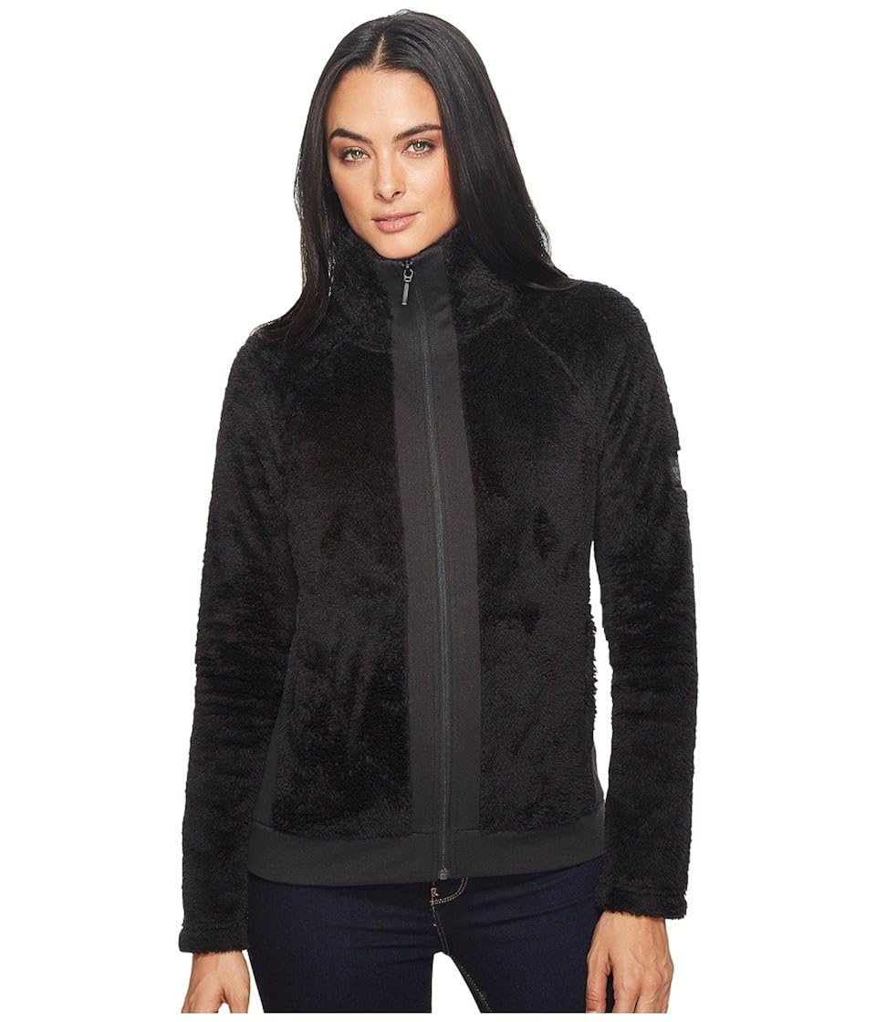 north face women's furry fleece full zip