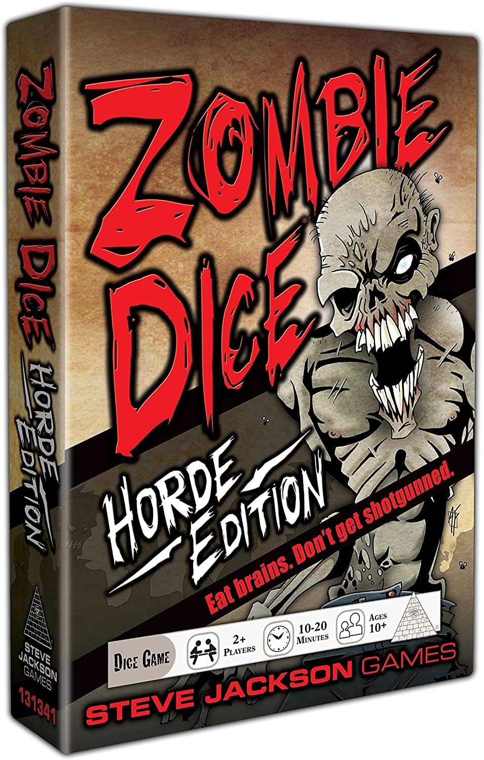 Steve Jackson Games | Zombie Dice Horde Edition | Dice Game | Ages 10+ | 2-8 Players | 10-20 Minutes Playing Time Multicoloured SJG31341
