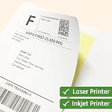 TownStix A4 White Sticker Labels 4 per Sheet 150 Sheets 600 Labels view 4