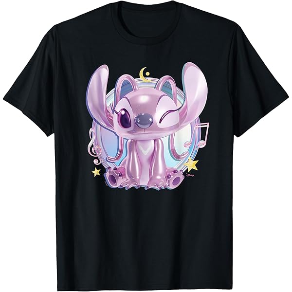 Amazon.com: Lilo and Stitch - Stitch and Angel Flower Love T-Shirt