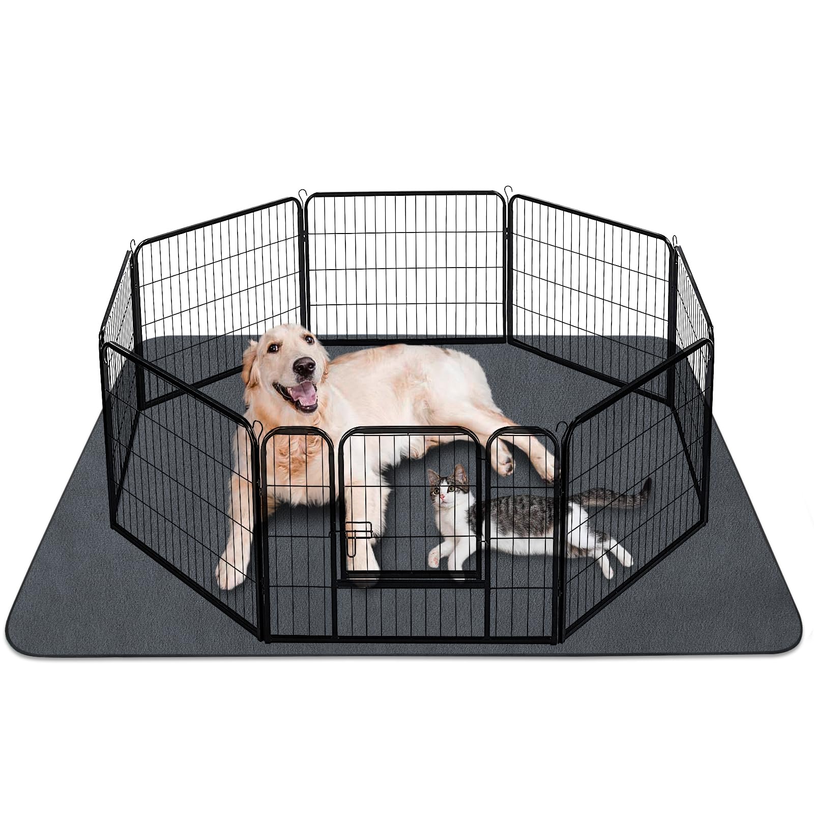 Photo 1 of INVENHO Washable Pee Pads for Dogs 65"x48" Reusable Dog Pads Large Upgrade Non-Slip Dog Pee Pads Heavy Absorbency Puppy Pee Pads Quick Dry Whelping Pads/Waterproof Puppy Training Pad