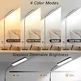 OUTON LED Floor Lamp 15W 1500LM Dimmable 4 Color Temp Remote Touch Black view 2