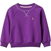 GAP boys Solid Crewneck Sweatshirt