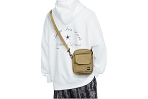 BJLFS Small Crossbody Bag Side Shoulder Bag for Men Women, Travel Passport Wallet Bag, Small Neck Pouch Side Shoulder Bag