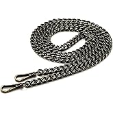 Xiazw 47'' Light Metal Crossbody Purse Chain Straps Replacement for Bag Handbag (Bronze)