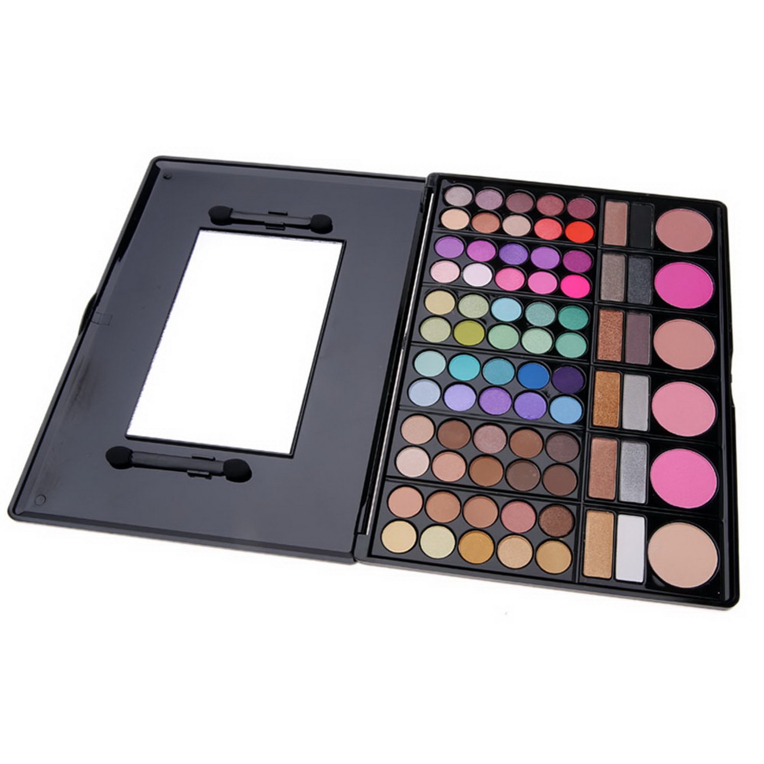 ACEVIVI Professional 78 Colors Eyeshadow Combination Pallet Eye Shadow Palette Cosmetic Makeup Kit Set with Blush, Highlighters and Liner Shades (FBA)