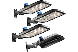 bulbeats 4Pack 240W LED Parking Lot Light Outdoor (33600Lm Eqv 1000W HPS) 5000K Arm Mount Pole Light with Dusk to Dawn, ETL Listed Outdoor Area Lighting for Parking Lot-𝟕𝐘𝐫𝐬 𝐖𝐚𝐫𝐫𝐚𝐧𝐭𝐲