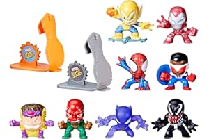 Marvel Stunt Squad Collection Pack, Action Figure Set, Super Hero Toys, Action Figures, Mini Action Figures, Playset, Toys for Kids Ages 4 and Up (Amazon Exclusive)