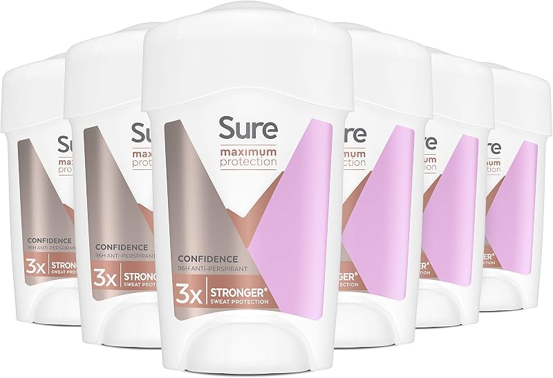 Sure Women Maximum Protection Confidence Deodorant Cream Stick 96 Hour