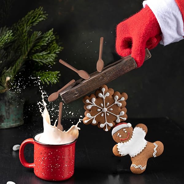 FRUIDLES MILK CHOCOLATE SPOONS, EDIBLE HOT CHOCOLATE STIRRERS, NON-GMO – 6 SPOONS PER BOX (PACK OF 2)