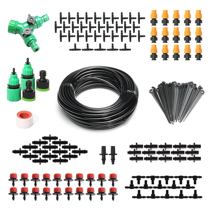 Pathonor Neue DIY Bewässerungssystem 40m Bewässerung Kit Micro-Drip-System Garten automatische Bewässerung automatische Sprin