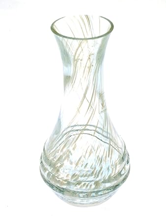 Caithness Vase Blue Swirl Design Gb332 Amazon Co Uk Kitchen Home