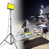 CONPEX Corded Led Camping Lights 23000 Lumens Telescoping Camping Light Tripod, Night Fishing Lights for Bank Portable Outdoo