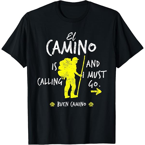 Camino Portugués Camiseta Sin Mangas 'Buen Camino' | Peregrinación Santiago | Botas De Senderismo | Ligera Y Transpirable