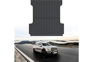 CHIYLE (5.5FT, 67.1" Bed Mat for Ford F-150 2015-2025 Truck Mat (Include F150 Lightning 2022-2025) 2015-2025 Ford F150 All Weather Truck Mat Car Bed Liner, F150 Accessories 2015-2025(1Pcs)