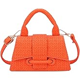 Ayliss Micro Mini Crossbody Handbag Women's Purse Clutch Cute Mini Trendy Bag Top Handle PU Leather Shoulder Bag