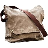 Campcraft Outdoors Indy Bag, Bushcraft Bag, Waxed Canvas Haversack, Indiana Jones Satchel | Waxed Canvas, Adjustable Strap