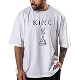 NICHEBEE Men's Casual Graphic T-Shirt, Crew Neck, Short Sleeve, Summer Streetwear