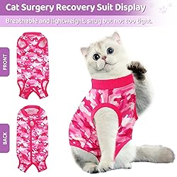 SUNFURA Camo Printed Cat Recovery Suit, Cat