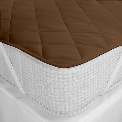 Renown Waterproof and Dust Proof Double Bed Size Mattress Protector (72x78-inches, Brown)