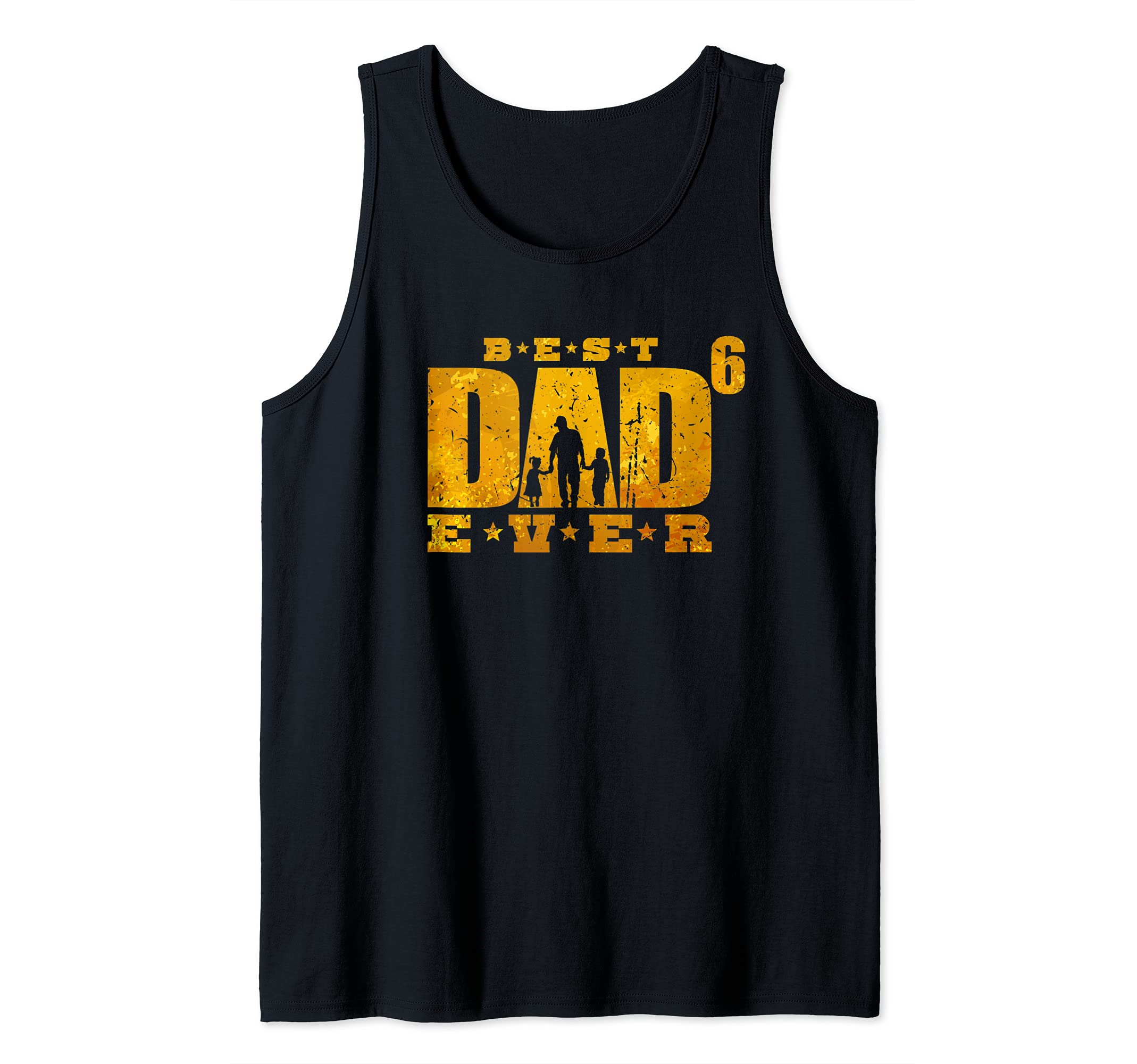 Best Dad Ever Father with 6 children Tank Top