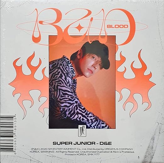  Super Junior D&E Bad Blood, Hot Blood Cover incl. CD
