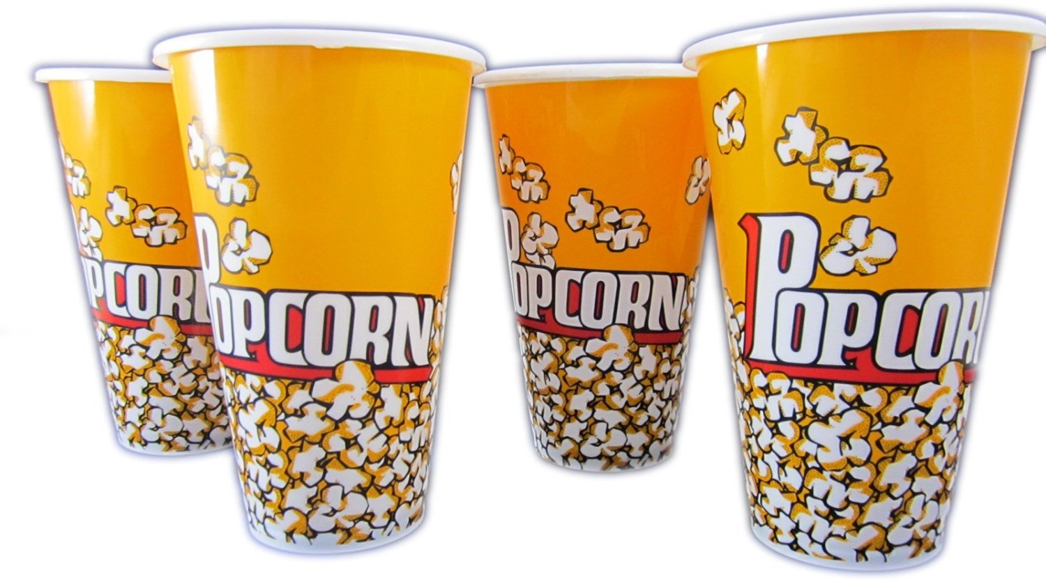 POPCORN CUPS 41/2" X 8" SET OF 4 Buy Online in United Arab Emirates