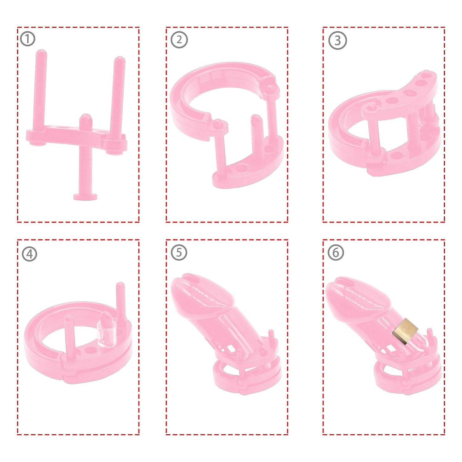 Sports Fitness Be A Fighter Just Need A Simple Step Gg Sd Simple C A G E Sili Cone D E V Ices Ch A S Tǐty Short L ǒ C K M ǎ L E Clear M E N Sports Outdoors