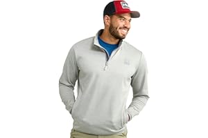 HUK mens Coldfront+ 1/4 Zip, Performance Fishing Jacket