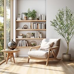 VIGGDA 7ft Artificial Olive Tree Fake Tree Interior