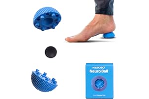 NABOSO Original Neuro Ball - Neuroscience-Based Textured Foot Massage Ball, Professional Myofascial Release Tool for Plantar Fasciitis Relief and Recovery