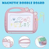 AiTuiTui Magnetic Drawing Board Travel Size Doodle Pad for Kids 3 4 5 view 2