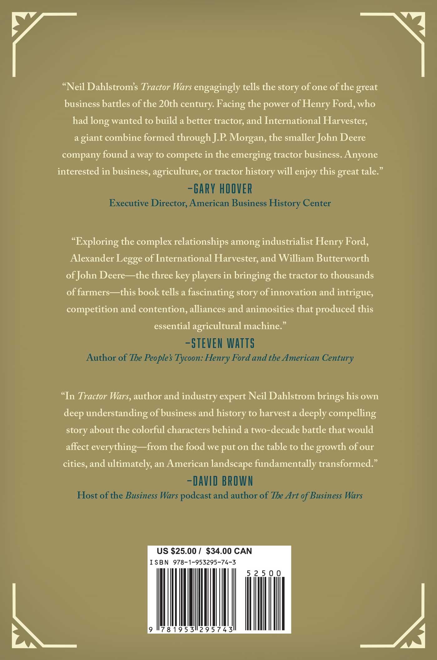 Tractor Wars: John Deere, Henry Ford, International Harvester, and the Birth of Modern Agriculture