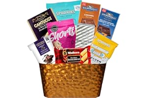 Kosher Ultimate Gourmet Gift Basket – Premium Certified Chocolates, Cookies, Shortbread & Snacks | Perfect Holiday, Hanukkah 