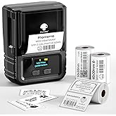 Phomemo M120 Label Maker, 2 Inch Bluetooth Thermal Label Printer with Label | (4030/4030/5030mm), Label Maker Machine for Small Business, Barcode, Address, Sticker Printer for Phone &amp; PC