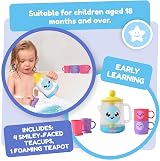 Toomies Bubble & Brew Bath Set Foaming Teapot Pretend Tea Party Toy Toddlers 18 view 5