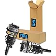 TRQ Front Strut & Coil Spring Assembly Set Driver & Passenger Sides Compatible with 08-13 BMW 128i 135i 13 135is 06 325i 07-13 328i 330i 09-11 335d 335i 11-13 335is