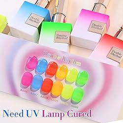 Double Rhythm 6 Pcs 15 ML Gel Polish Set Same Color
