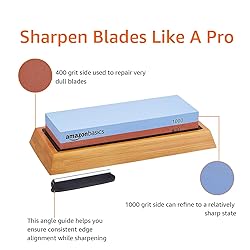 Amazon Basics Whetstone Knife Sharpening Wet Stone